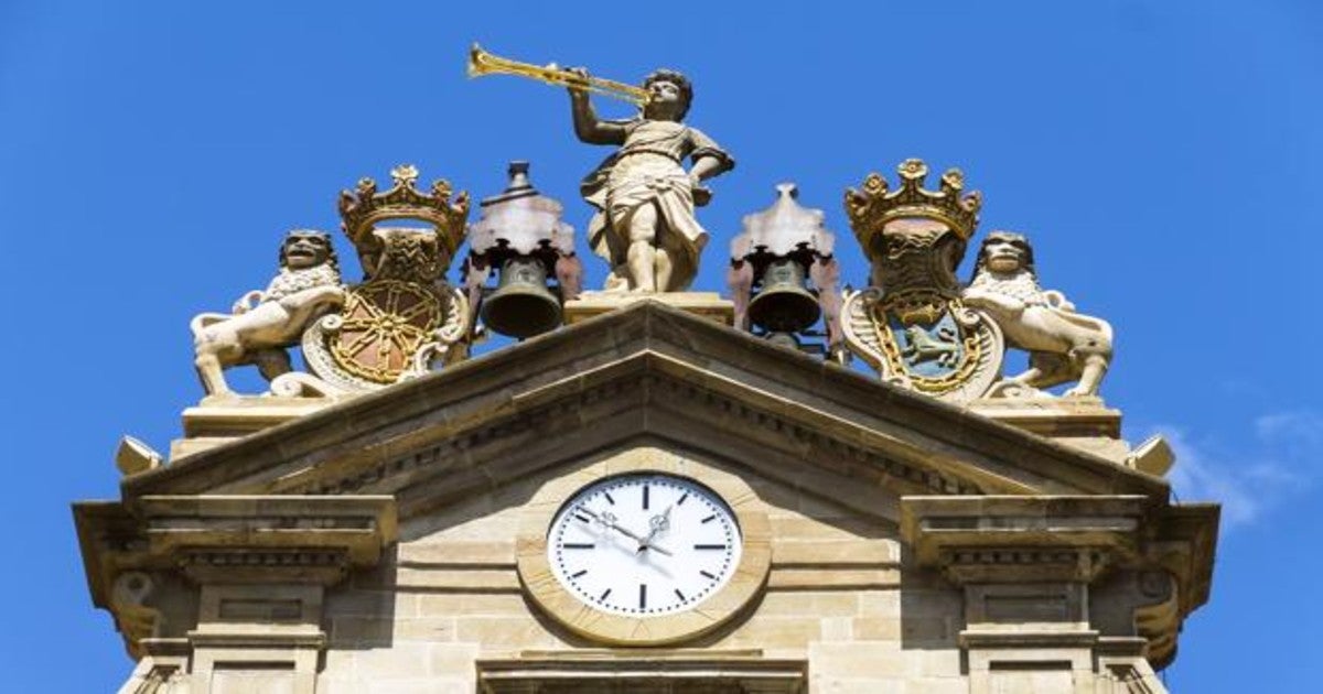 Una imagen de la casa consistorial del Ayuntamiento de Pamplona