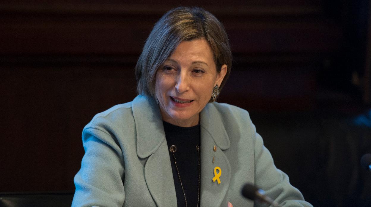 La expresidenta del Parlamento catalán Carme Forcadell