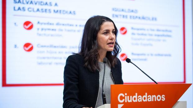 Inés Arrimadas se planta: Ciudadanos no apoyará los Presupuestos si no hay rectificación con el castellano