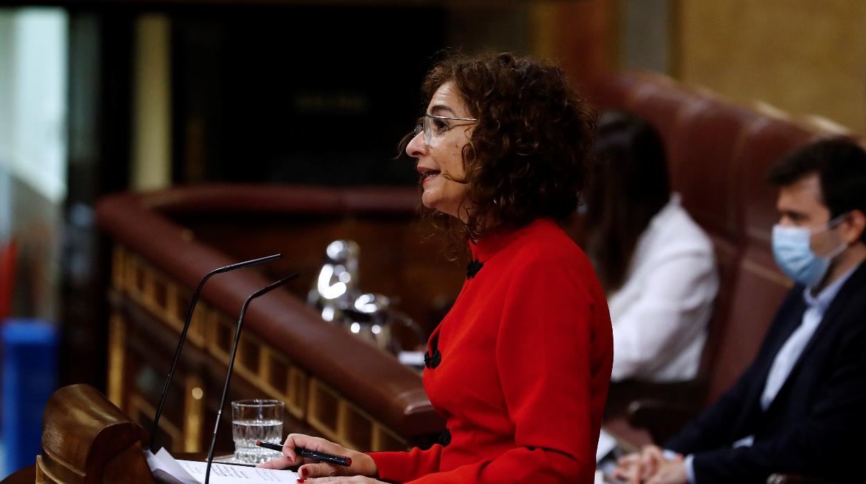 La ministra de Hacienda, María Jesús Montero