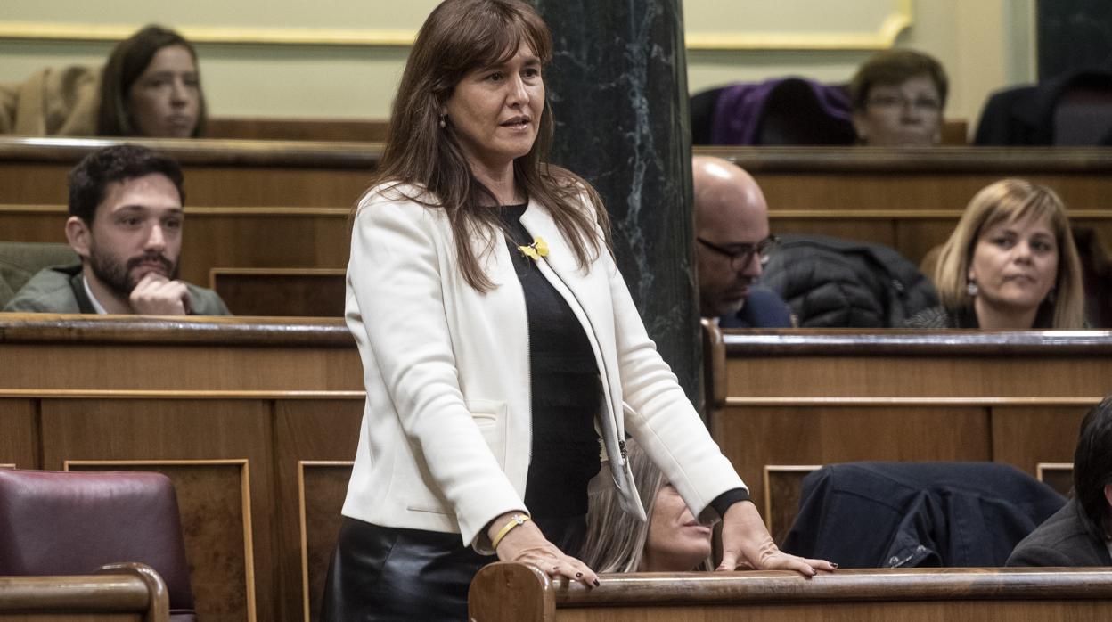 Laura Borràs, en el Congreso