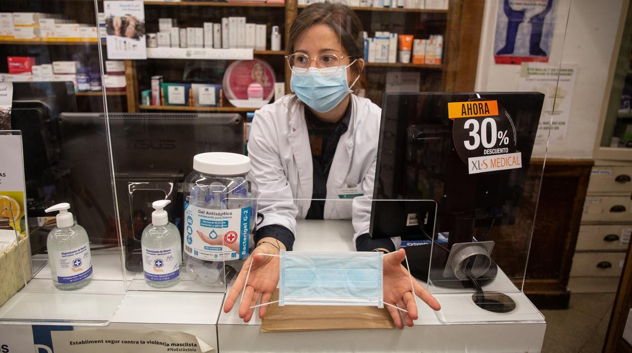 Una farmacia en Cataluña