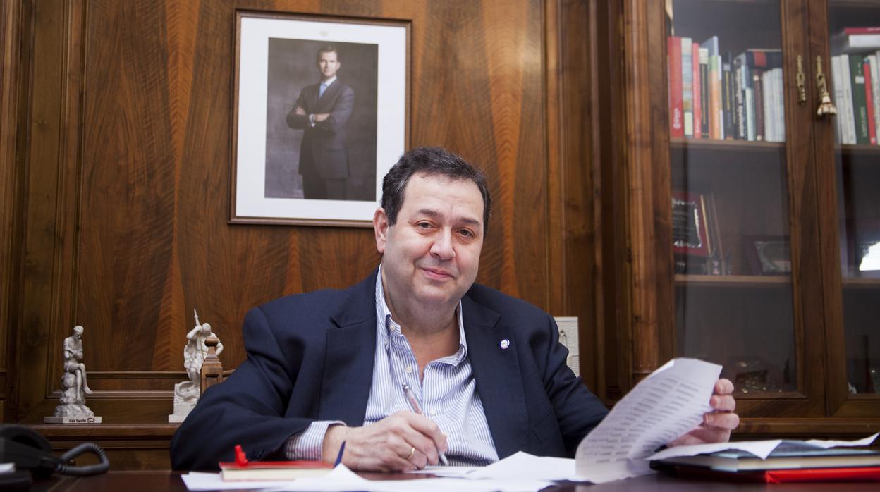 Benjamín Crespo, presidente de la Cámara de Comercio de Salamanca, en una imagen de archivo