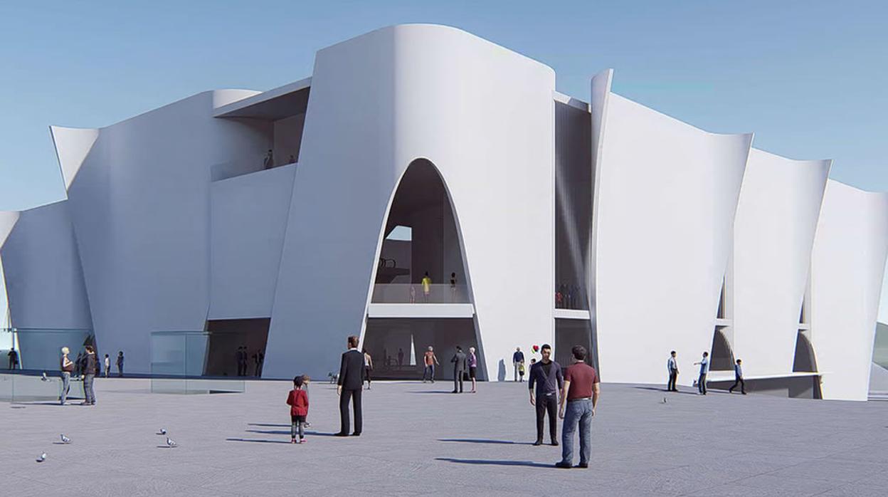 Proyecto de Toyo Ito para el Hermitage que rechazó el Ayuntamiento de Barcelona