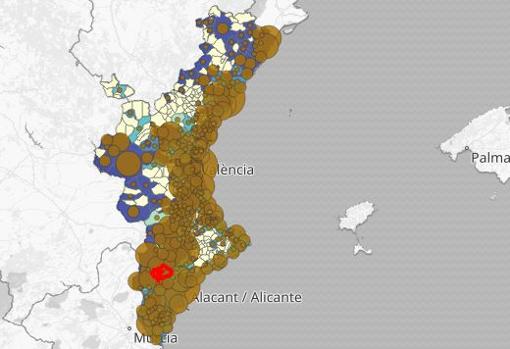 Confinamiento en Valencia: listado de los 50 municipios donde más aumentan los casos de coronavirus