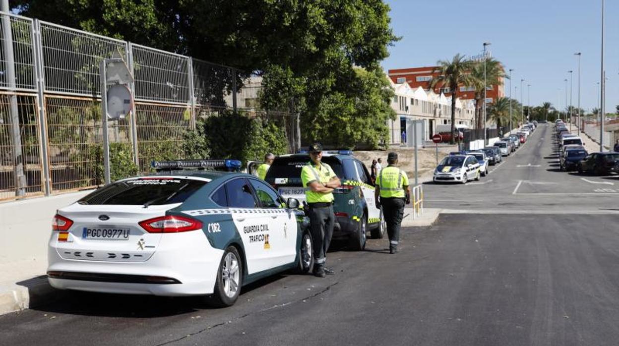 Efectivos de la Guardia Civil durante una intervención