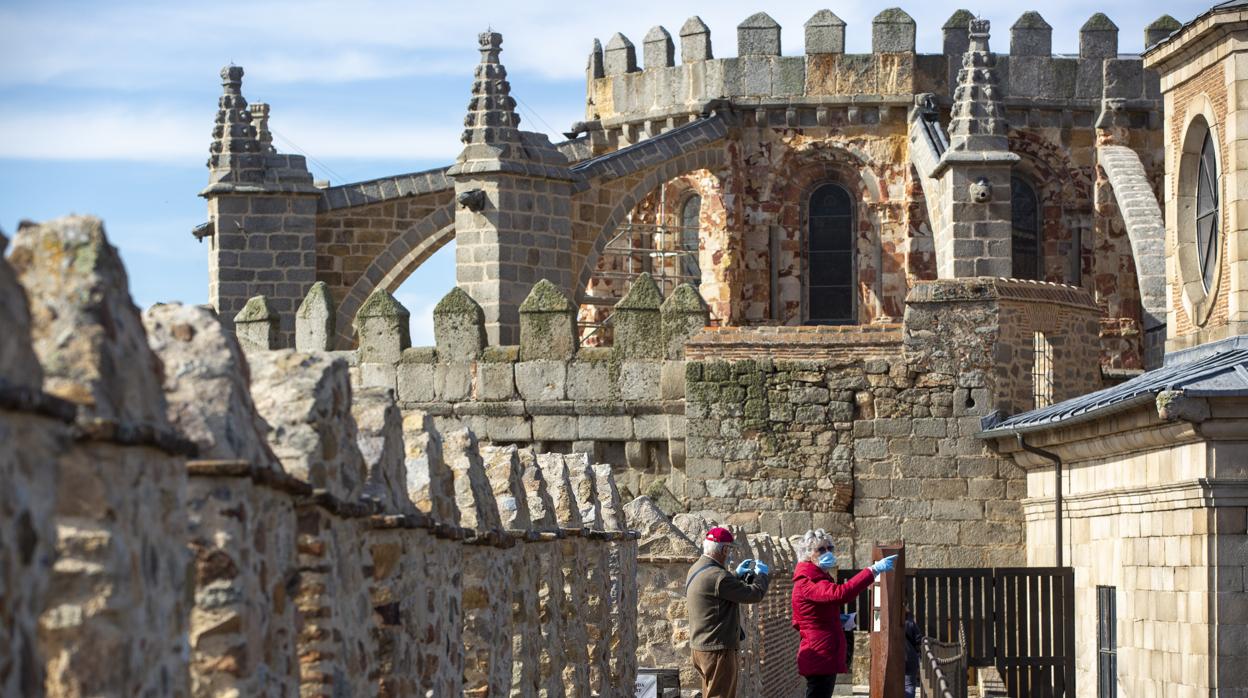 Imagen de archivo de la muralla de Ávila