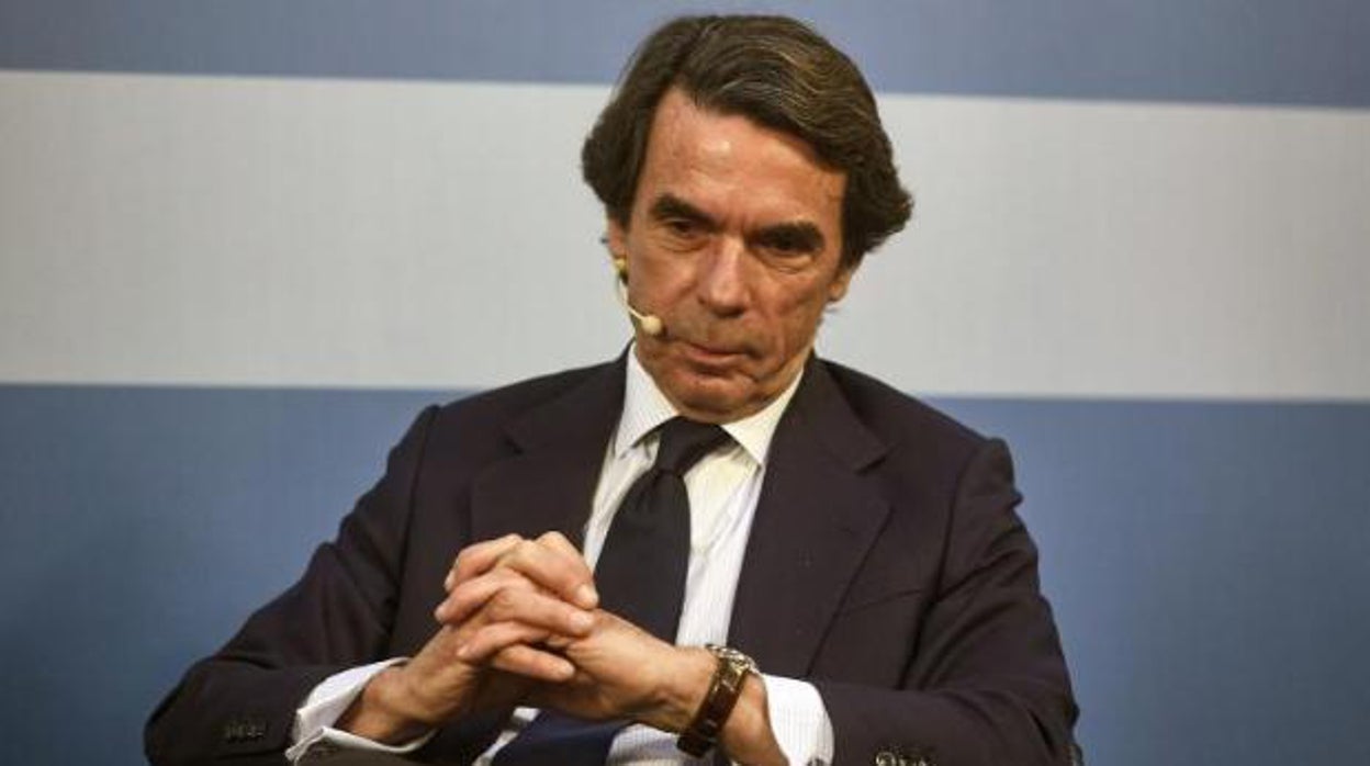 El expresidente del Gobierno José María Aznar