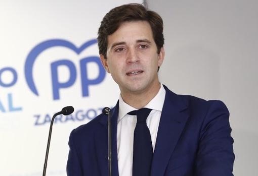 Ramón Celma, en su reciente toma de posesión al frente del PP zaragozano