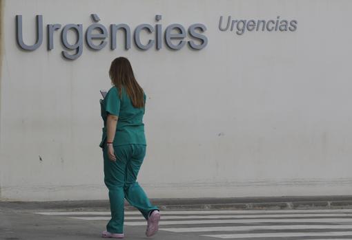 Imagen tomada esta semana en las inmediaciones del hospital La Fe de Valencia