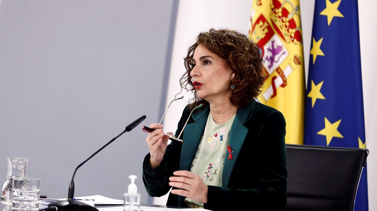 La portavoz del Gobierno, María Jesús Montero