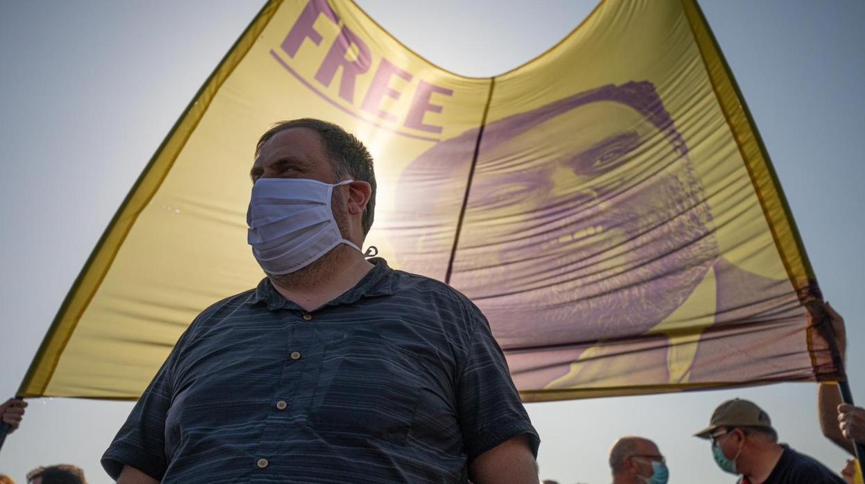 El expresidente de la Generalitat y líder de ERC, Oriol Junqueras,