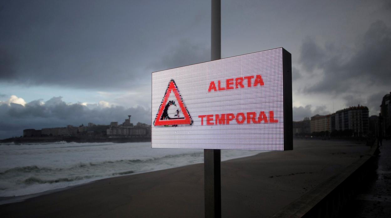 Playa de Orzán, en La Coruña