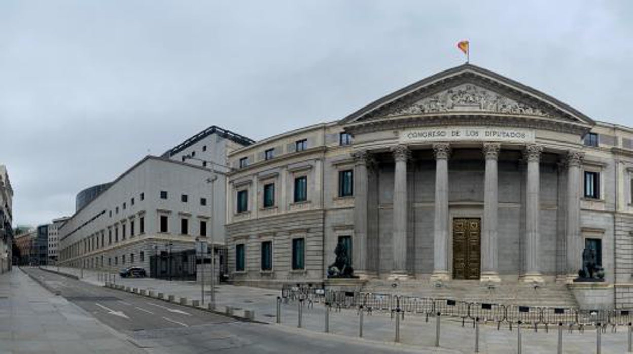 Imagen de la fachada del Congreso de los Diputados