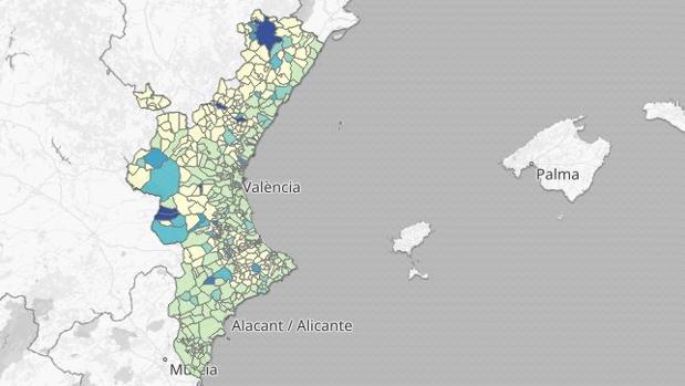 Medidas Navidad en Valencia: mapa y listado por municipios de los últimos rebrotes de coronavirus