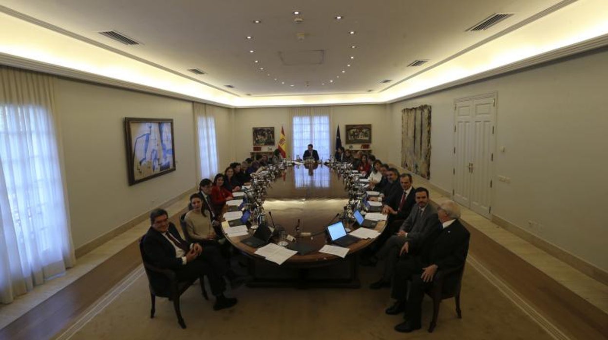 Fotografía del Consejo de Ministros, que deberá decidir sobre los indultos a los presos del «procés»