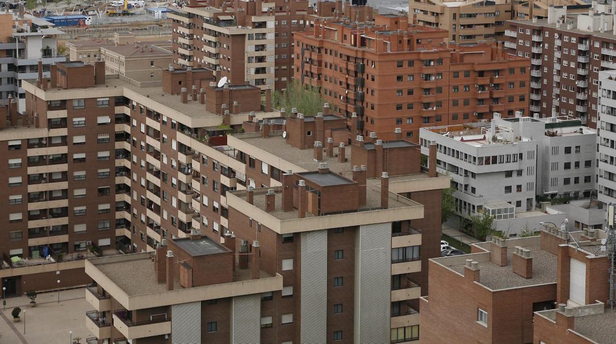 El promedio en Zaragoza son 700 euros mensuales por un piso de alquiler de unos 90 metros cuadrados