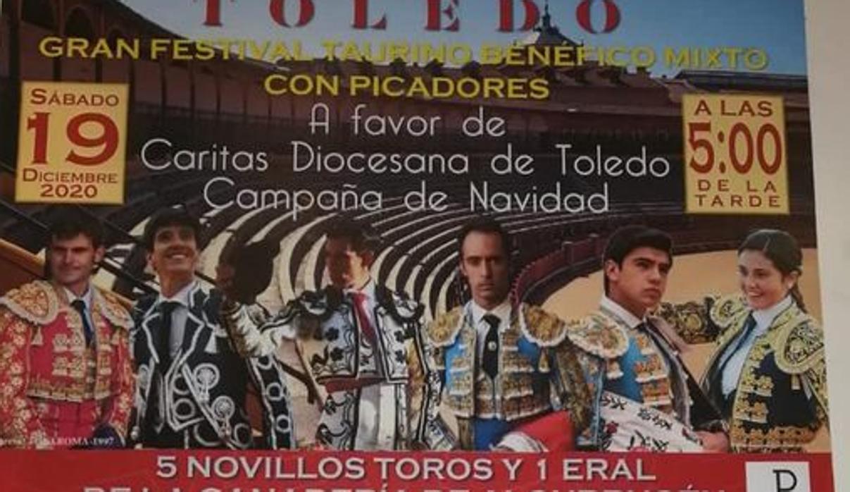 El festival será el cuarto festejo que se celebre este año 2020 en la plaza de toros de Toledo