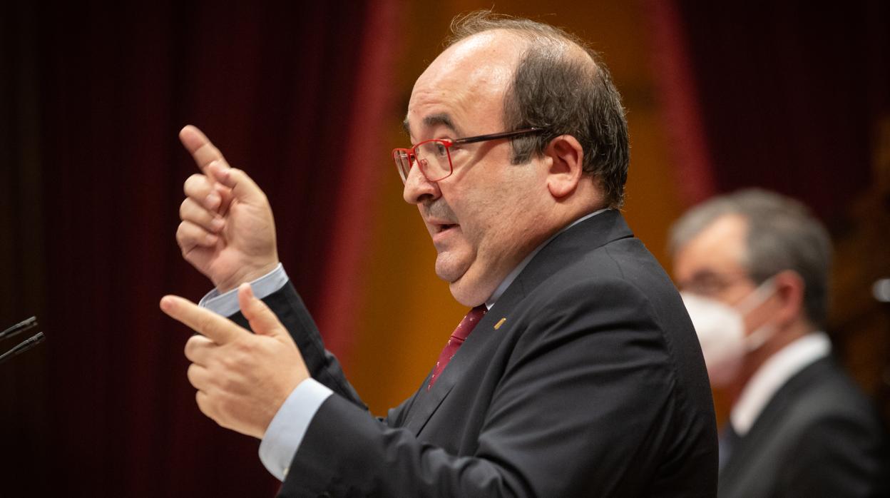 El líder de los socialistas catalanes, Miquel Iceta