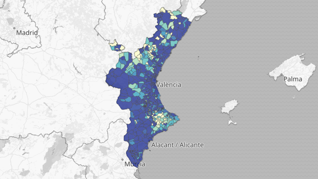 Medidas de Navidad en Valencia: mapa y listado de los nuevos rebrotes de coronavirus