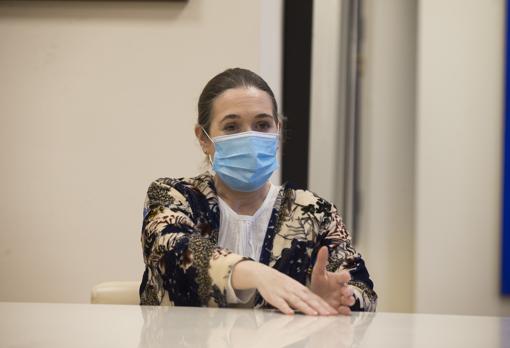 Rivera de la Cruz, durante la entrevista