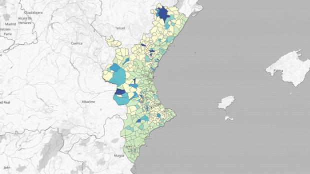 Medidas Navidad en Valencia: mapa y listado de los nuevos rebrotes de coronavirus por municipios