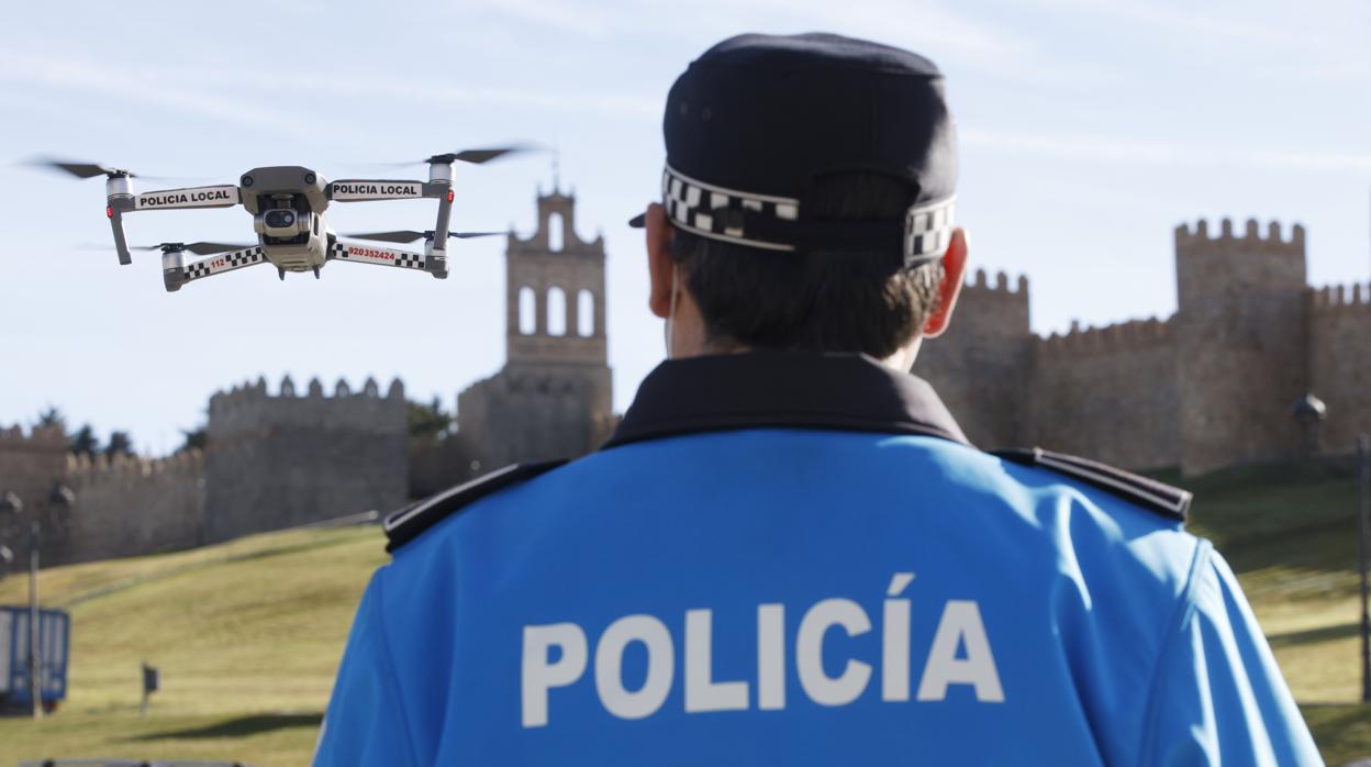 El nuevo dron de la Policía Local de Ávila