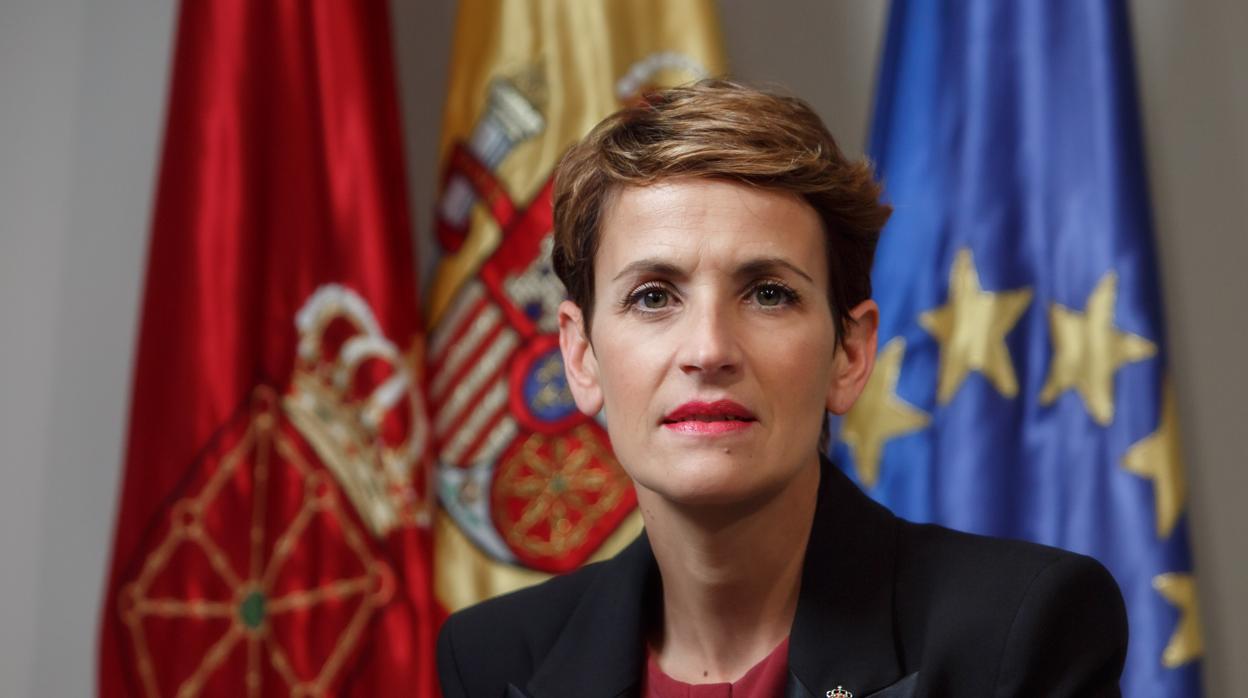 La presidenta del Gobierno de Navarra, María Chivite.