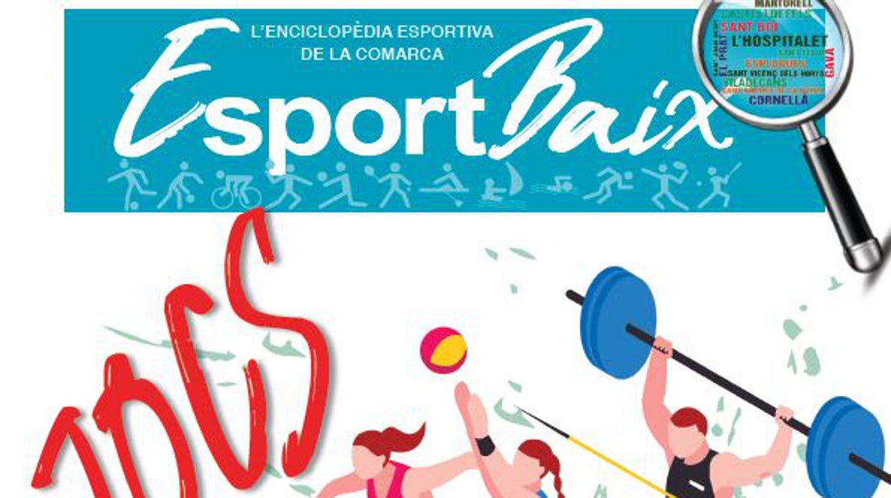 Portada del libro deportivo del Bajo Llobregat y Hospitalet