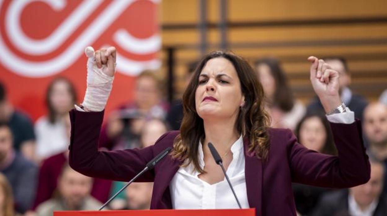 Imagen de archivo de la vicealcaldesa de Valencia y líder del PSPV-PSOE en la ciudad, Sandra Gómez