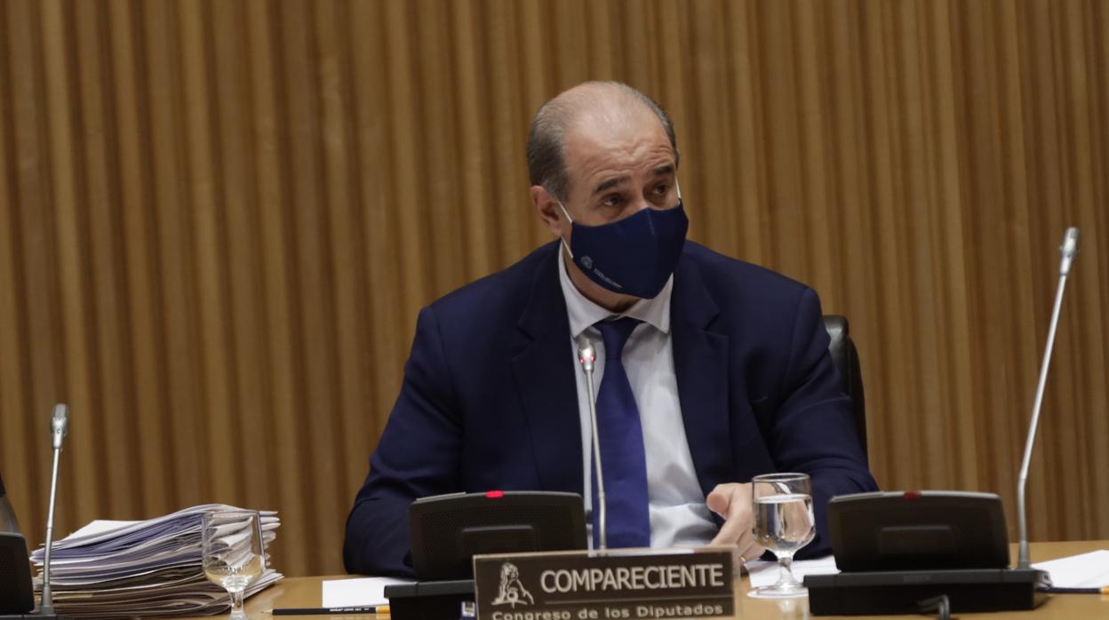 Francisco Pardo en la Comisión de Interior del Congreso de los Diputados