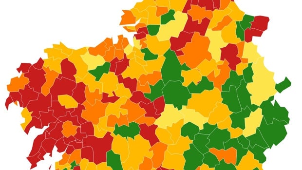 Coronavirus Galicia: esta es la incidencia de tu concello en el Día de Reyes