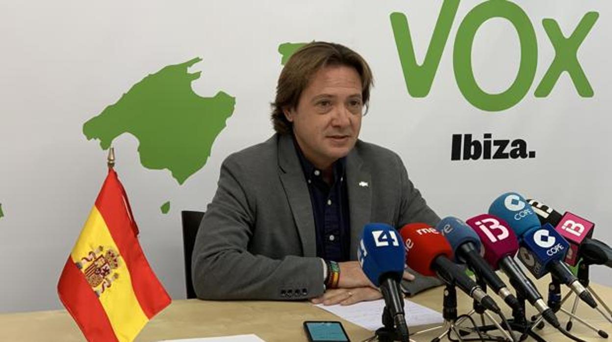 El líder de Vox en Baleares, Jorge Campos