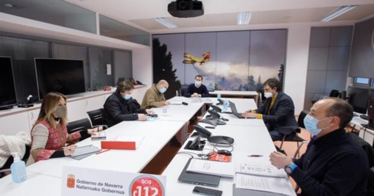 Imagen de la reunión de emergencia para coordinar el nivel 2 del Plan Invernal ante la climatología adversa.