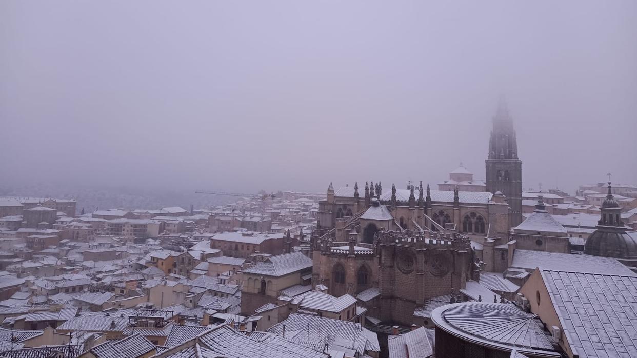 Toledo, nevado, este 7 de enero de 2021