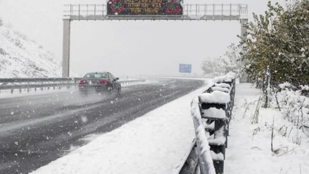 Estado de las carreteras en Madrid por la nieve