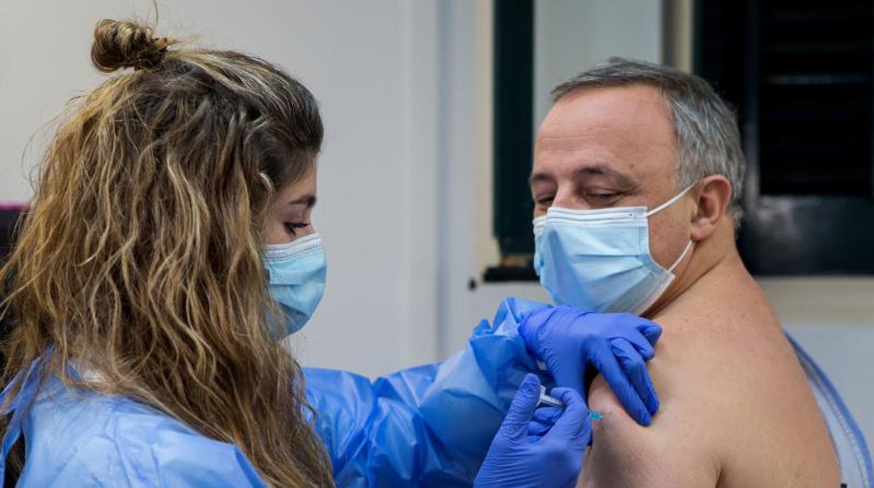 Campaña de vacunación contra el Covid, en Barcelona