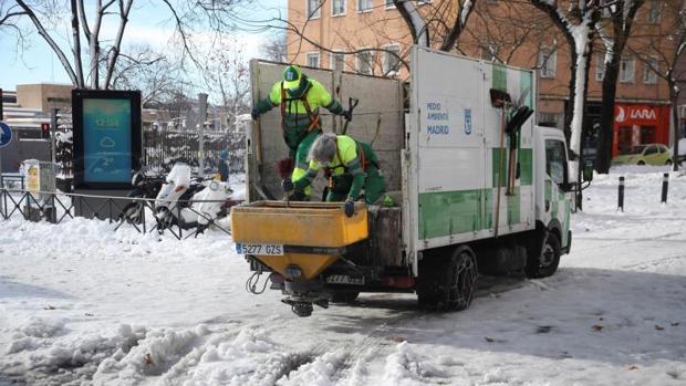 El 70 por ciento de los municipios de Madrid están pidiendo sal