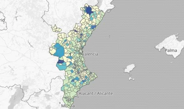 Confinamiento en Valencia: mapa y listado de los rebrotes de coronavirus del 12 de enero de 2021