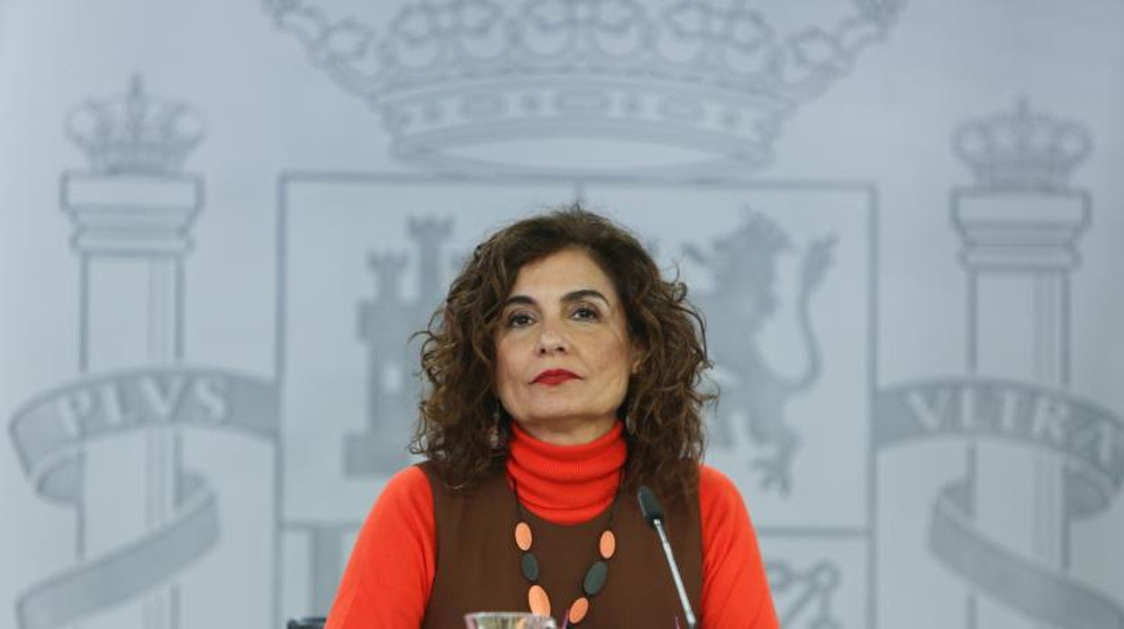 La ministra de Hacienda y portavoz del Gobierno, María Jesús Montero