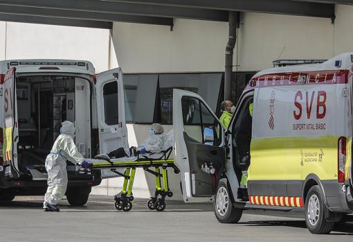 Imagen tomada este martes en un hospital de la ciudad de Valencia