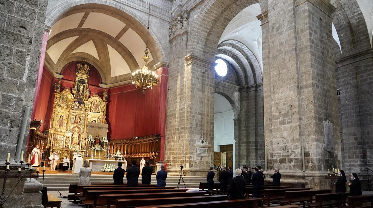 Imagen de archivo de una misa en la Catedral de Valladolid