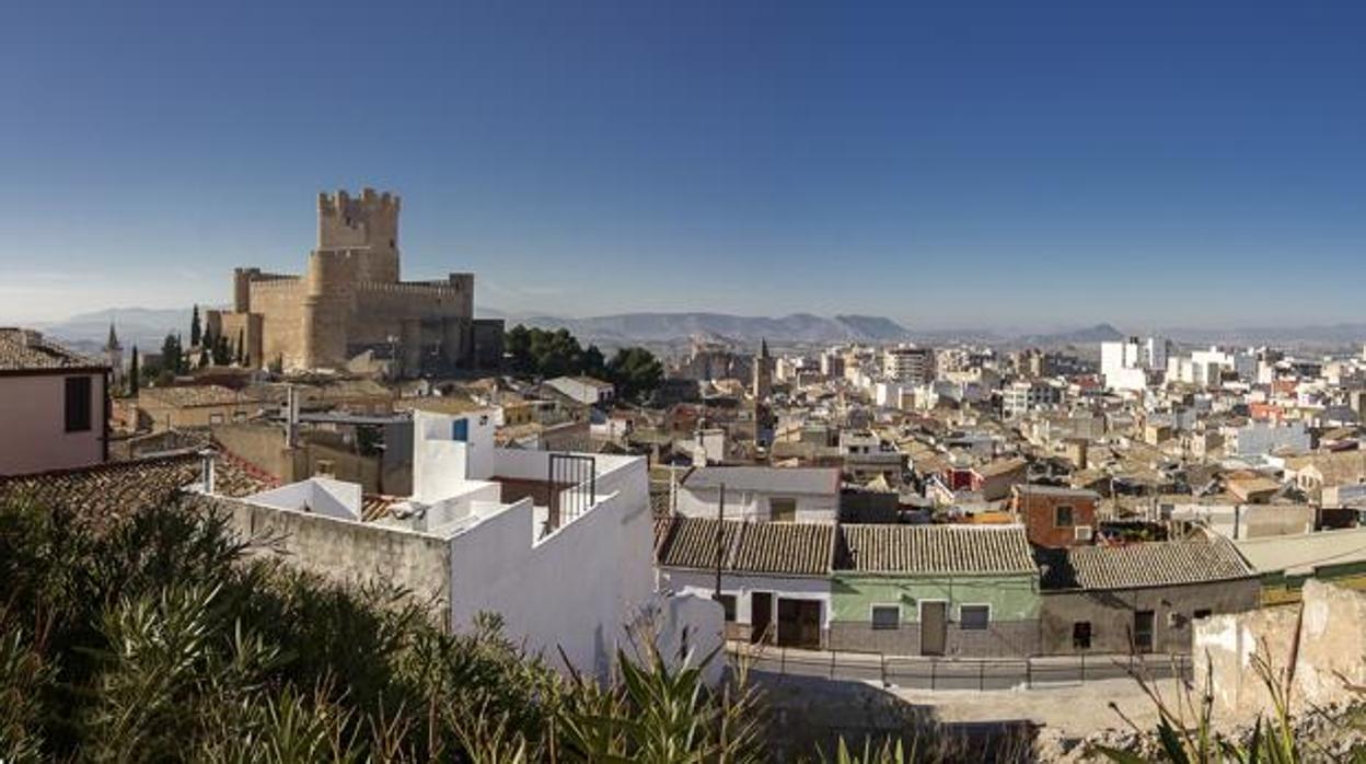 Imagen de la vista panorámica de Villena