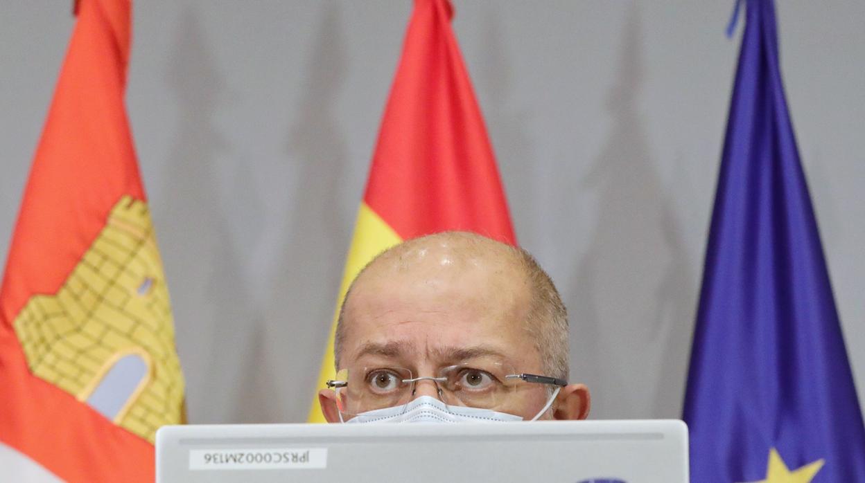 Francisco Igea, en la rueda de prensa posterior al Consejo de Gobierno