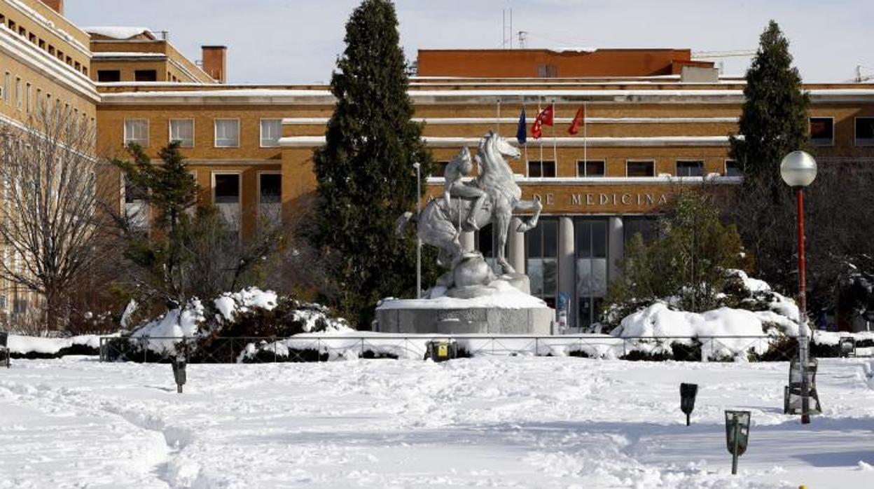 Imagen del campus de la Universidad Complutense, el pasado lunes