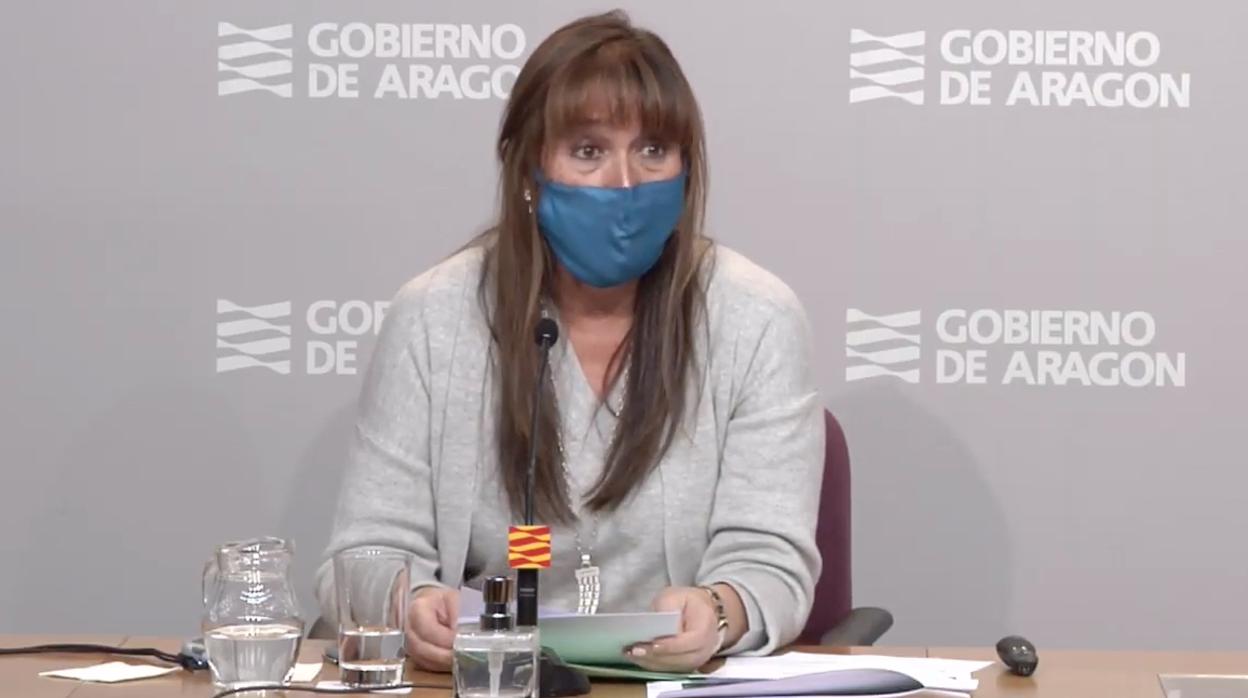 Sira Repollés (PSOE), consejera de Sanidad del Gobierno aragonés