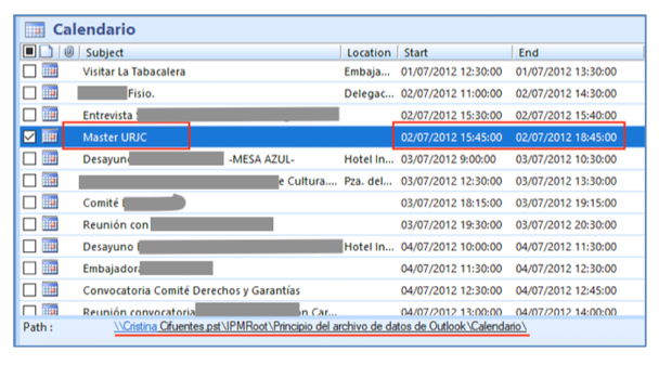 Una agenda de 2012, la baza que jugará Cifuentes para acreditar que hizo el máster