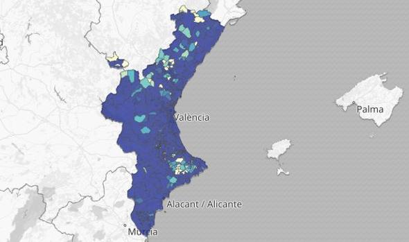 Restricciones en Valencia: los diez municipios donde más están aumentando los contagios de coronavirus