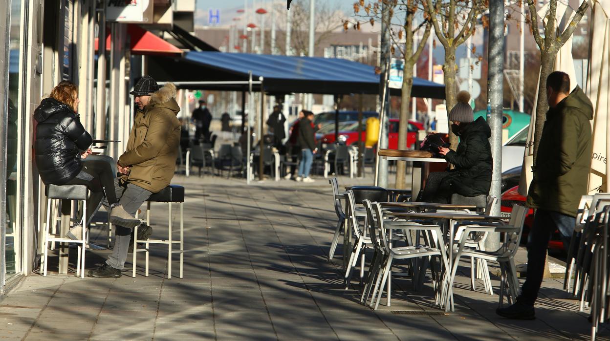 Terreazas en la ciudad de Ponferrada