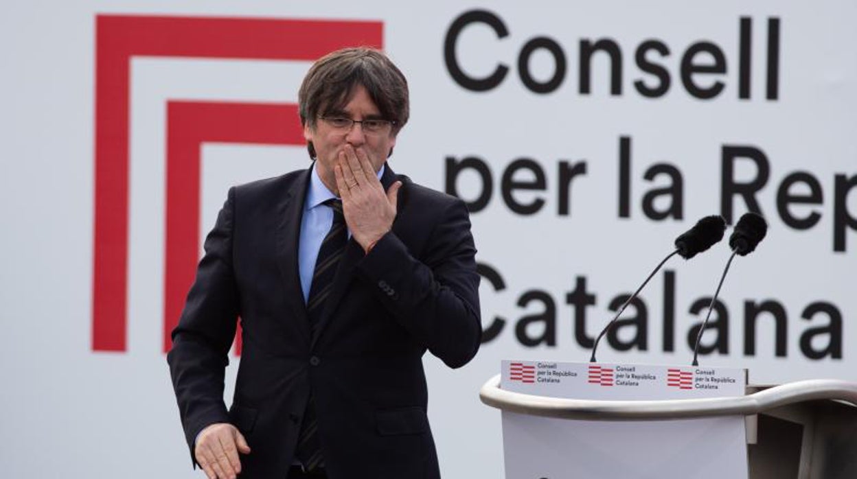 El expresidente de la Generalitat, Carles Puigdemont